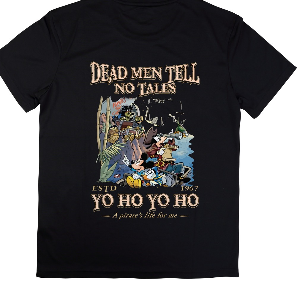Disney Pirates of the Caribbean Mickey‎ Mouse T Shirt Adult Unisex Size 2XL